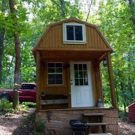 building a tiny cabin in the middle of the woods. follow us and watch the project at https://t.co/GeqSaPz1KU