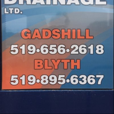 Drainage contractor in SW Ontario, Gads Hill & Blyth