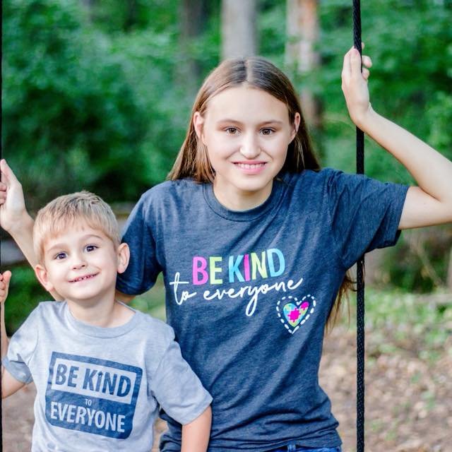 Jordyn is 21 and has autism. The Summer Shirt Project was created to teach her job skills and promote kindness. Purchase one at https://t.co/11IYNGQl0e
