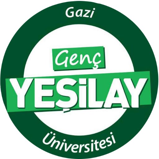 Gazi Üniversitesi Genç Yeşilay Topluluğu'nun resmi twitter hesabıdır.