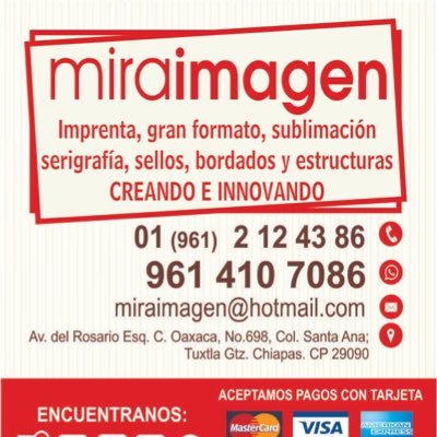 SOMOS EMPRESA LIDER EN IMPRESIÓN OFFSET, DIGITAL Y GRAN FORMATO. TEL: WSP.9614107086 CREANDO E INNOVANDO 16 AÑOS DE EXPERIENCIA NOS RESPALDA