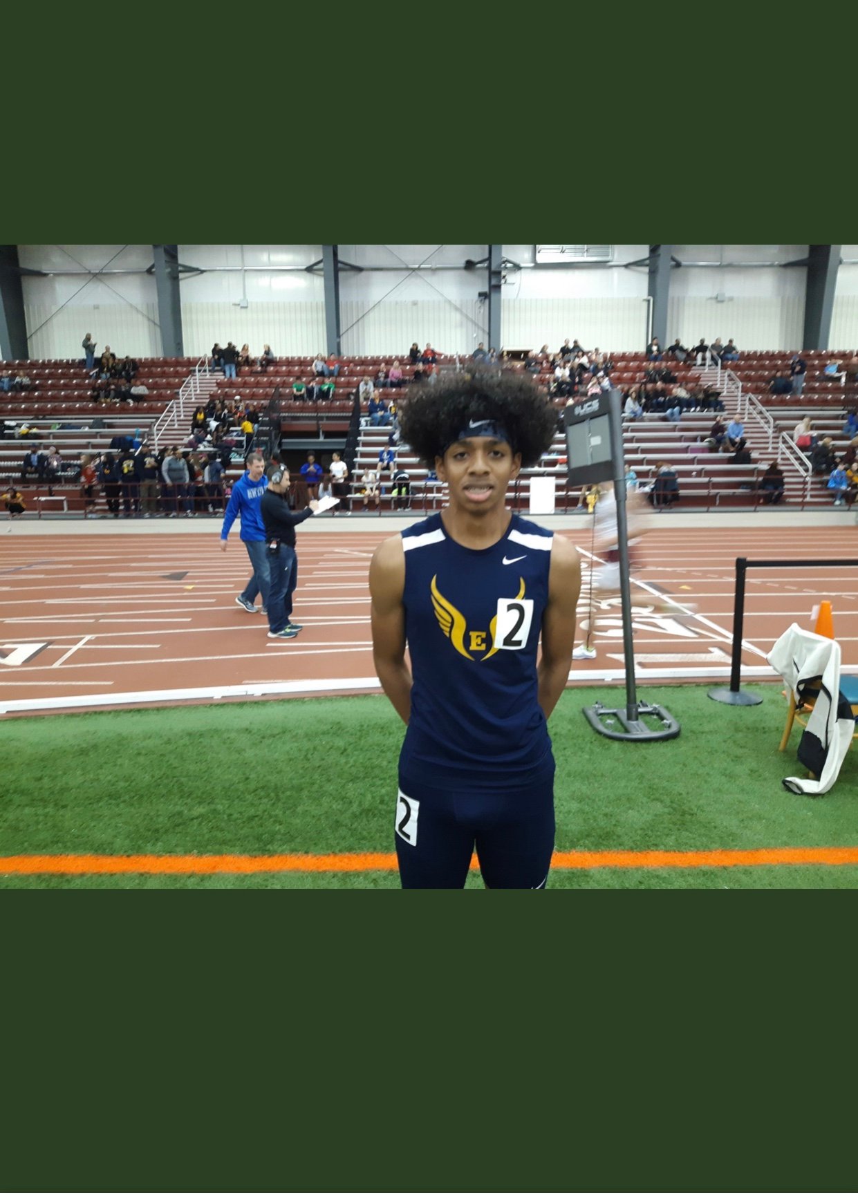 students athlete Track and field for Euclid high school #104