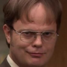 “ How would I describe myself? Three words. Hard-working, Alpha male. Jackhammer. Merciless. Insatiable.” -Dwight Schrute