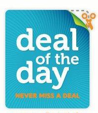 Register now to get daily deals with discounts of 50% and more delivered daily to your email.