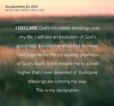 My way of approach to life issues. Am forever optimistic. Putting God first in every situation. And His grace is always sufficient. To His own glory..praise God