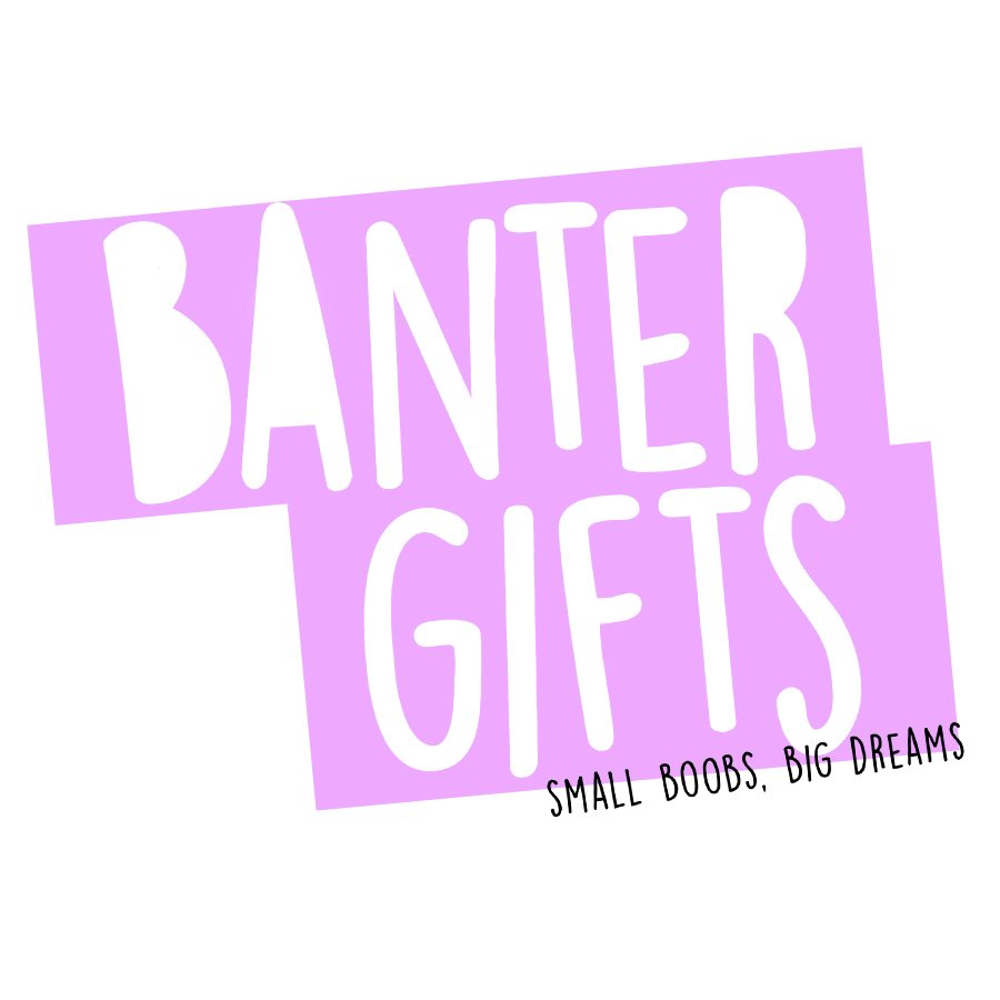 Banter Gifts™ 🎈
Small Boobs, Big Dreams™ 
Sister Companies @bantercards™, @banterprints, @banterinvites
#bantercards #bantergifts
https://t.co/g0BK4IOwZO