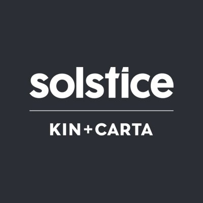 We have officially retired the Solstice brand to become Kin + Carta. Follow us: @kinandcarta