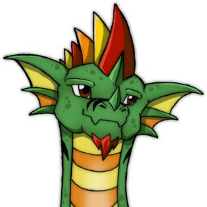 I am a goofy dragon who rules a Kingdom of Elements
