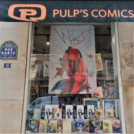 Comic shop in Paris: Ouvert du lundi au samedi de 10h30 à 19h30. Tel : 0140518062