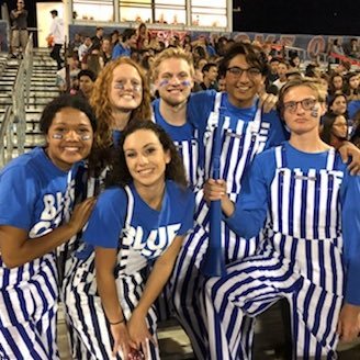 Clayton Valley Charter High School’s Blue Crew! Catch us at our home games and events bringing that Ugly pride. Go Eagles!! 🦅