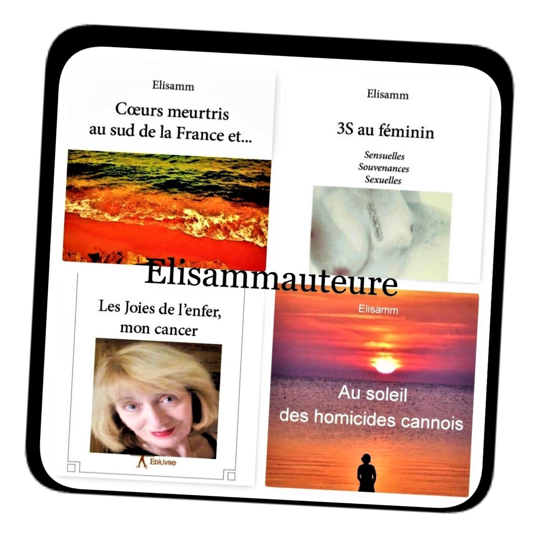 #Elisamm Auteure de romans. Artiste dans l'âme