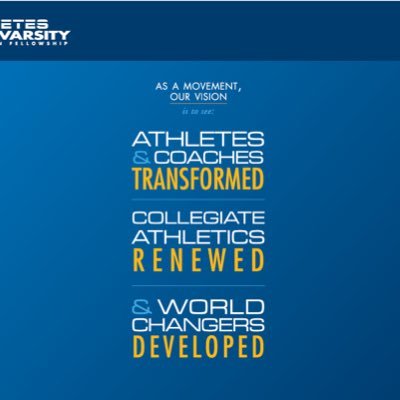 athletes & coaches transformed, collegiate athletics renewed & world changers developed