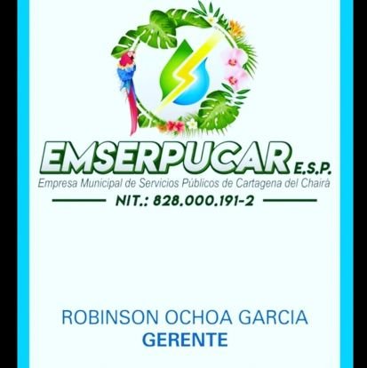 Empresa Municipal de Servicios Públicos de Cartagena del Chairá. Trabajamos para ud. Acueducto, Alcantarillado, Aseo, Energía y Alumbrado Público. Desde 1996.