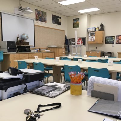 Documenting whats happening inside the Art classroom at Carteret High School