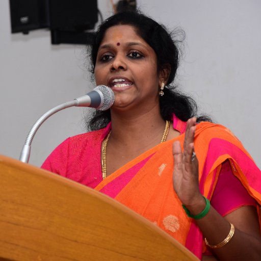 INC l Secretary,AIMC l Ex - President, Tamilnadu Pradesh Mahila Congress l Grand Daughter of Smt. AS Ponnammal,7 times Congress MLA l Nilakottai, Dindigul Dist