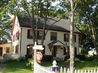 Our Inn is a circa 1820 colonial home; we invite you to visit & feel at home in our quaint village. All 4 rooms are uniquely decorated & have private bathrooms.