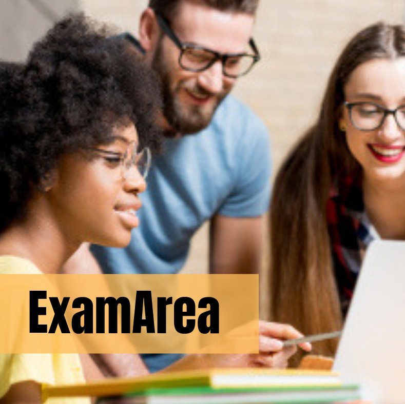 AreaExam's profile picture. 👉  https://t.co/kYaFaxvTmQ
•Access to 600+ Exams📚🧑‍💻
•Free PDF and Exam Software Demos💻
•Lifetime Free Updates
