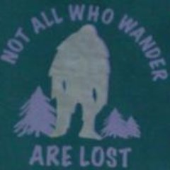 Not all who wander are lost