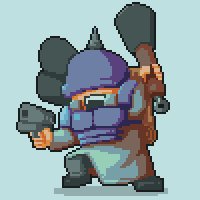 Pixel artist here, commissions open! damn 👆this guy has no trigger discipline

Join my discord for more updates: https://t.co/Xx5E690NDC