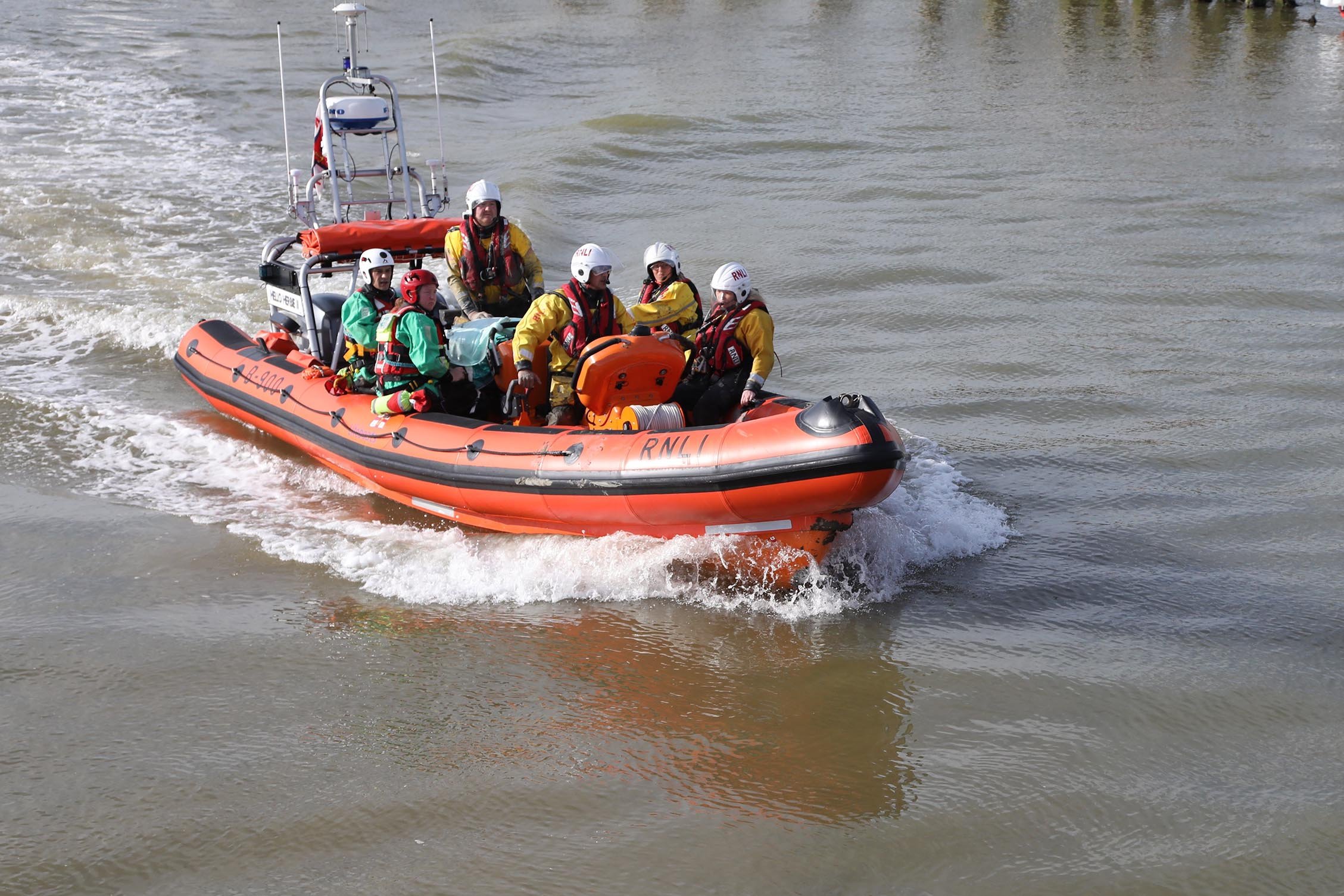 The charity dedicated to saving lives at sea, with boats crewed by dedicated volunteers and supported solely by public donations