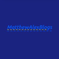 MatthewAlexBlogs (@matthewalexblog) 's Twitter Profile