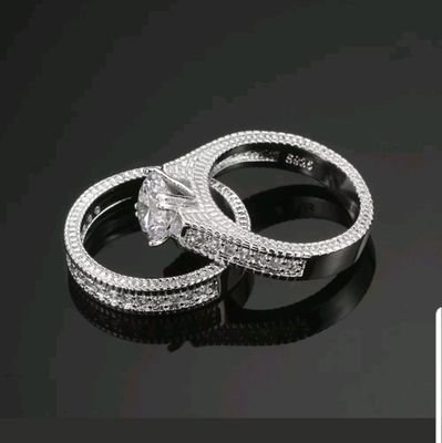 925 sterling silver, tatinum steel, Wedding & engagement ring, ig:icequeenjewelry WhatsApp or call 07030085461 Store at shop 48, powa market ogba , ogba lagos