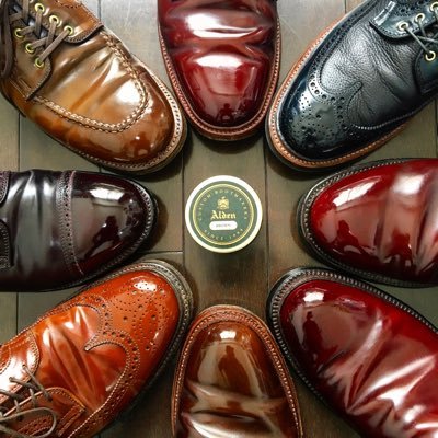 spec:大阪在住shoe shiner /men favorite:#Alden /#靴磨き /#濡れ艶コードバン shoe shine:郵送靴磨き、承っております☺️👞✨ご希望の方は固定ツイートをご参照ください❣️ 👞↓Instagram acct↓👞please follow me♡