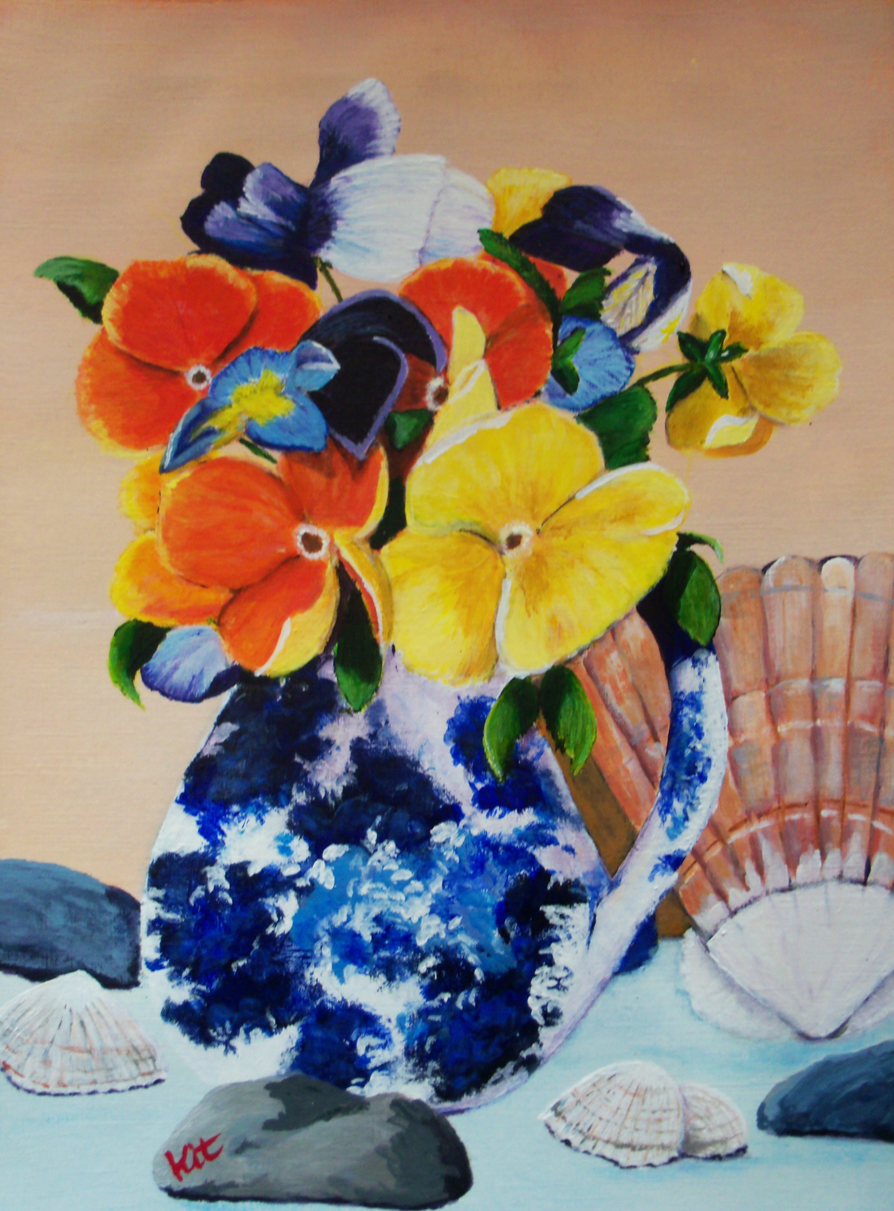 South Gloucestershire based self-taught Acrylic Landscape, Floral and Bird Artist. Acrylics Tutor, and author.