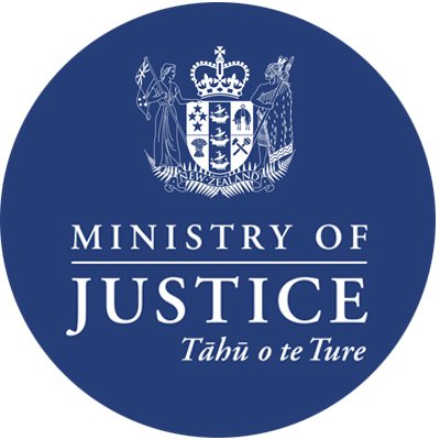 Ministry of Justice, New Zealand. Justice-related news. Comments deemed inappropriate may be removed. Tweets replied to during business hrs or call 0800 COURTS.