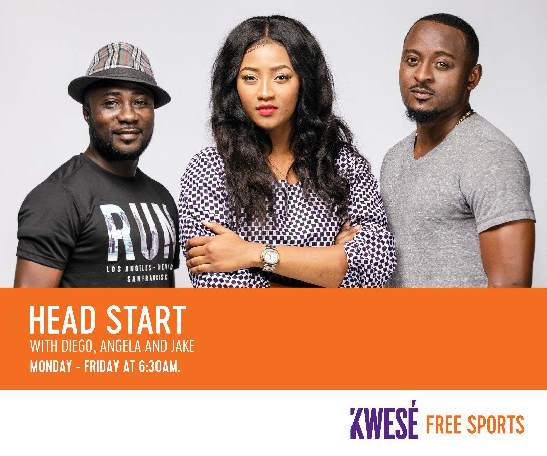 Head Start is a Health and Fitness show that airs on Kwese Free Sports from Monday to Friday between 7:00 am to 8:30 am.