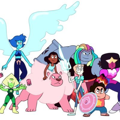 We Are The Crystal Gems! Garnet! Amethyst! Pearl! Steven! Peridot! Lapis! and Bismuth! Currently in Beach City.