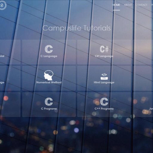 Campuslife is a free programming learning website. Where you can learn Html, Java, Php, Css, C#, Window Tricks Etc. Everything you will learn in step by step.