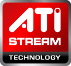 ATI Stream technology accelerates application processing via the GPU and the CPU on AMD platforms