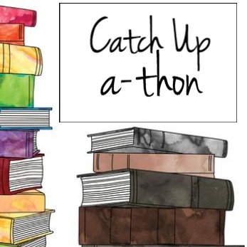 The #catchupathon is a monthly readathon that we came up with to 