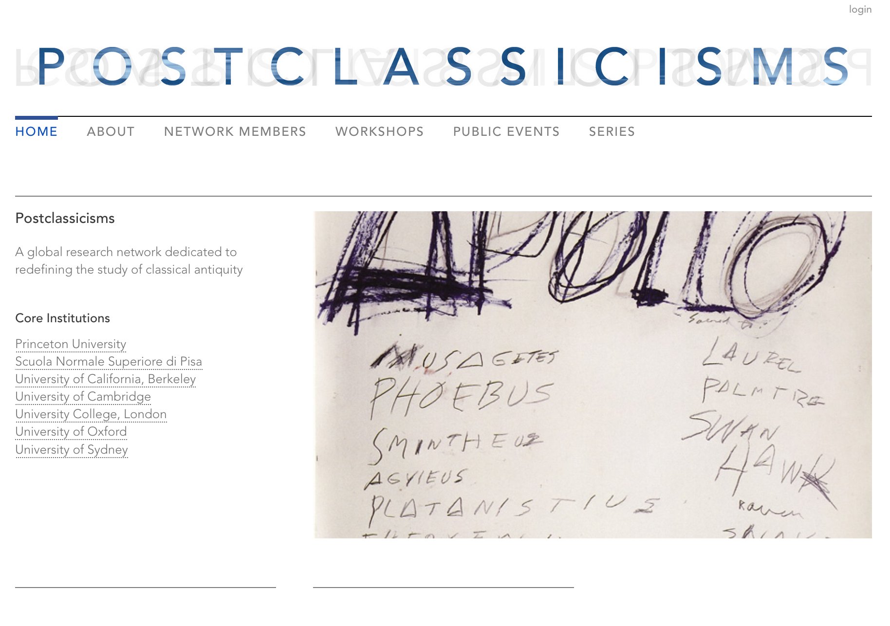 The official Twitter presence for the Postclassicisms collective