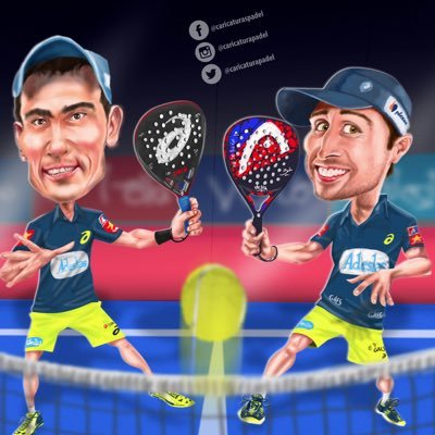 Realizo caricaturas especializadas en padel con tu golpe y pala favorita. Tendrás un gran recuerdo de tu deporte preferido.😃 ¡¡Un gran Regalo!!🤗🎾🎾🎾🎂🎁