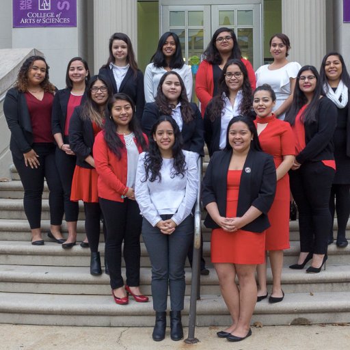 The Hermanas of the Epsilon Chapter of Latinas Promoviendo Comunidad/Lambda Pi Chi Sorority, Inc. at American University and Georgetown University