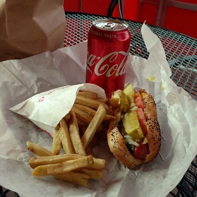 Can I get a hot dog, with everything; fries, and a Diet Coke?

- me, repeatedly