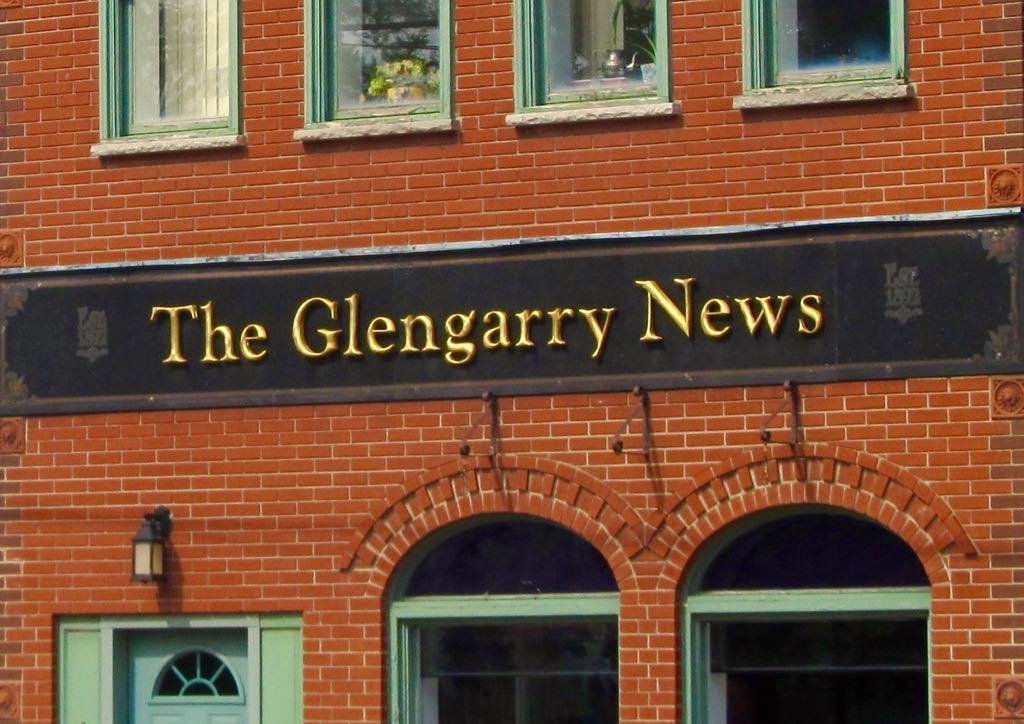 the newspaper of record for Glengarry County