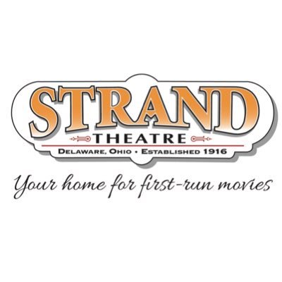 StrandTheatreOH's profile picture. Downtown Delaware's Historic Movie House Since 1916
Find us on Facebook & Instagram @StrandTheatreOH