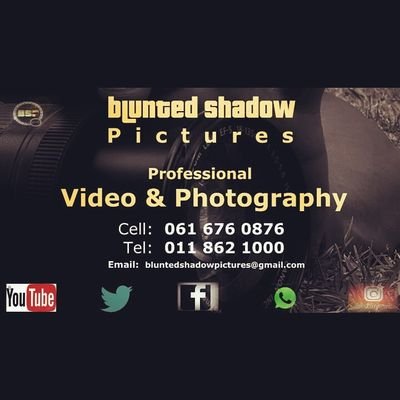 Founder: Blunted Shadow Pictures, video bookings: 061 676 0876 bluntedshadowpictures@gmail.com
https://t.co/AlmEDaXuy8
& https://t.co/0qNUv4S4GH. jib operator