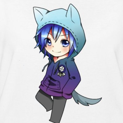 Alpha Anime Wolf Boy - Luna Wallpaper