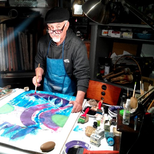 محمد الهجابي: روائي وقاص وفنان تشكيلي مغربي،
من مواليد ميضار (الريف) Mohamed Elhajjabi: Moroccan , Artist-painter, writer and journalist