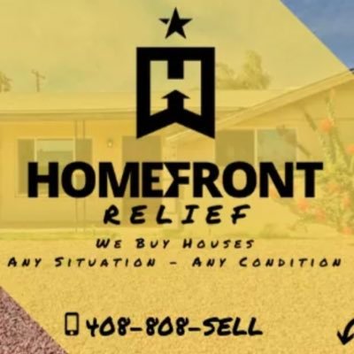 HomefrontRelief's profile picture. We are a Veteran owned and operated group. Our team specializes in buying homes with cash and closing fast regardless of the condition or what you owe.