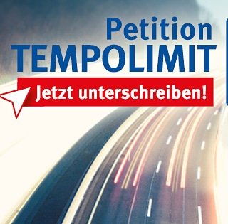 Tempolimit 130, jetzt unterschreiben! https://t.co/qBzJVeAaeV