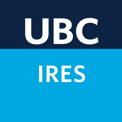 🌏 We are UBC's Institute for #Resources, #Environment and #Sustainability 🌎 communications@ires.ubc.ca 🌍 DM for links and/or PDFs to all our research!