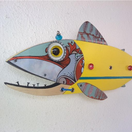 https://t.co/8Hwl51YhwV
My name is Nikos and I am Greek American born and raised in Los Angeles California. I make Unique Fish Sculptures.