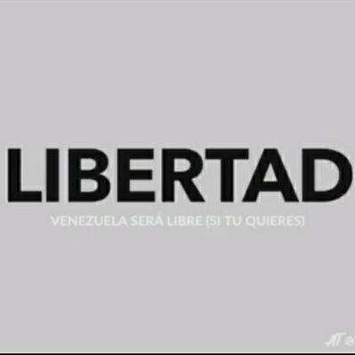 100 x siento demócrata amo la libertad quiero una mejor Venezuela...