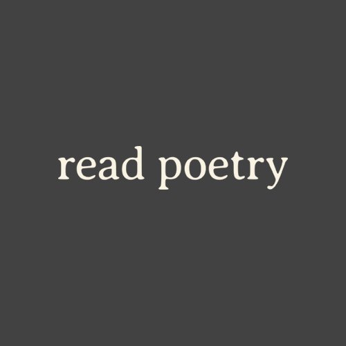 read poetry