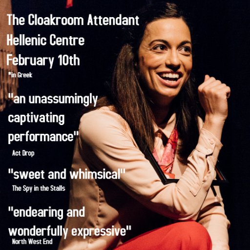 One-woman show written & performed by @DemiBarla. Performances at @WallaceMuseum @CanalCafe @HusetKBH @TristanBates @CamdenFringe